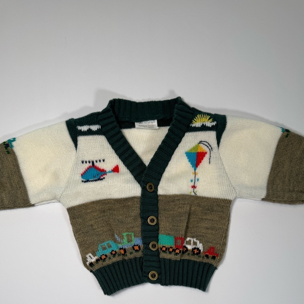 Vintage Peruvian Arpillera Sweater Size 3-6M - Picture 2 of 6
